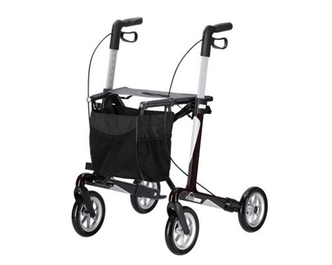 RUSSKA Vital Plus Carbon Rollator mit weichen Rädern versch Sitzhöhen