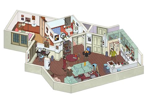 Jerry Seinfeld's apartment by /u/cemozancetintas. : r/ImaginaryInteriors