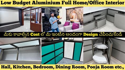 Aluminium Home Interior Design At Low Budget Aluminium Modular Kitchen