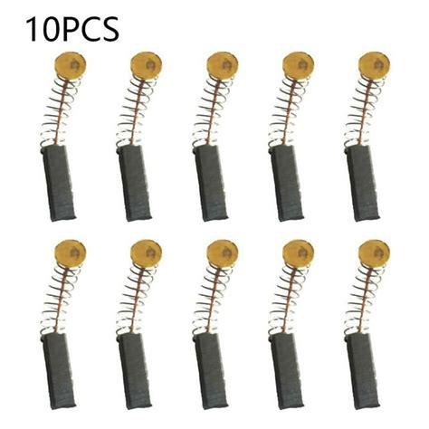 10 Pcs Universal Motor Carbon Brushes For Generic Electric Motor Drill Electric