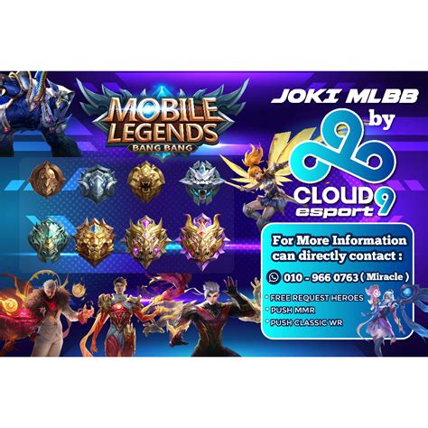 Mlbb Boosting Servicejoki Mobile Legendboosting Ml Rankboosting Cheapboost Mlbb By Mircale