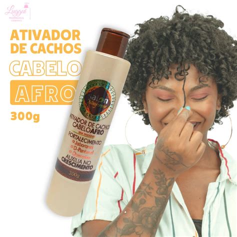 Ativador De Cachos P Cabelo Afro Salon Maycrene G Para Cachos Mais