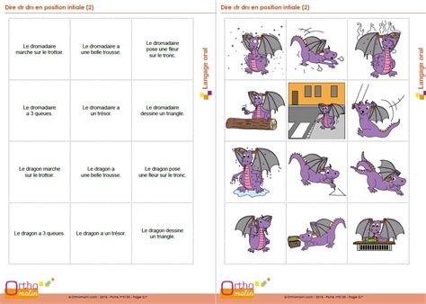 Dire tr dr en position initiale 2 Orthophonie Orthopédagogie Lecture