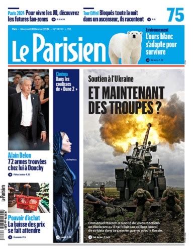 Le Parisien Du Mercredi 28 Février 2024 Télécharger Des Magazines