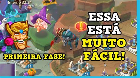 Fase Lobo Sombrio Desafio Limitado Lords Mobile Youtube