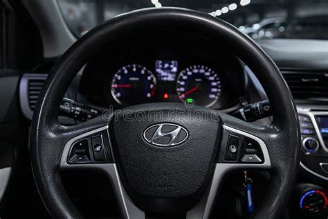 Novosibirsk Rusia 23 De Junio De 2020 Hyundai Solaris Fotografía