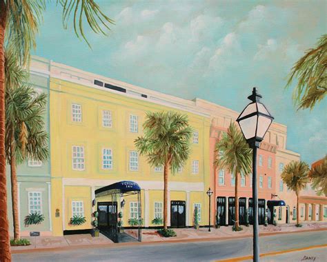 Vendue Inn Charleston South Carolina Painting by Todd Bandy - Fine Art ...