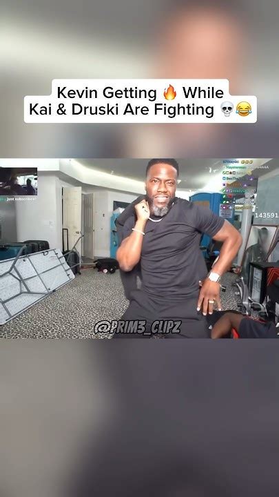 Kevin Hart Getting Lit While Kai Cenat And Druski Are Fighting 😭😂