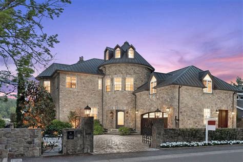 Chateau Style Home Captures The Romance Of Lakeside Living