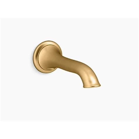 Kohler Vibrant Brushed Moderne Brass Universal Fit Bathtub Spout In The Bathtub Spouts