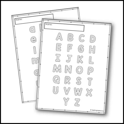 Alphabet Tracing – Printables Club