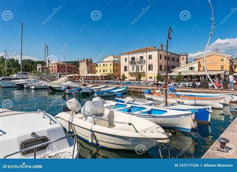 Port Of The Lake Garda Small Bardolino Village Lago Di Garda Veneto