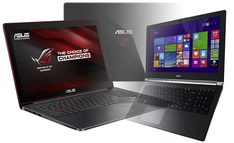 Asus Rog G M Vs Acer Aspire V Nitro Black Edition M