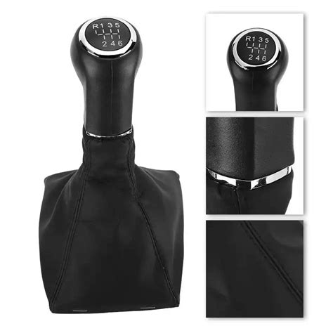 6 Speed Car Gear Shift Knob Boot Gaiter Fit For Vauxhall Opel Astra