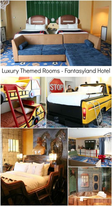 Luxury Theme Rooms Fantasyland Hotel - Moms & Munchkins