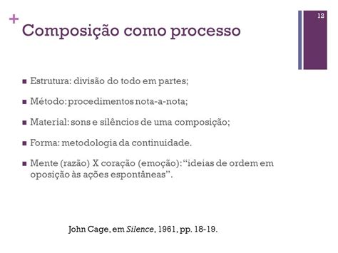 O Que Era Forma E Estrutura Para John Cage