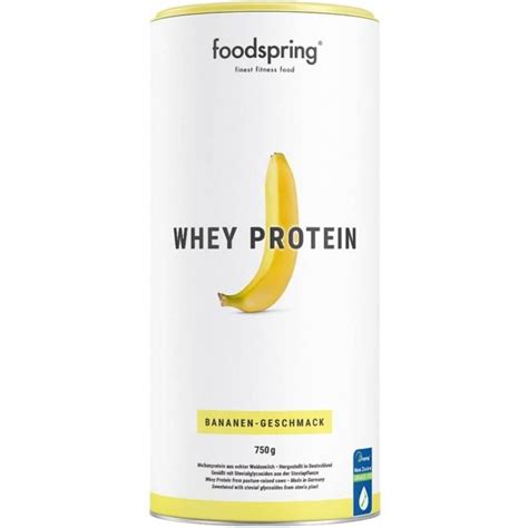 Prot Ine Whey Banane G Poudre Riche En Prot Ine Pour Des Muscles