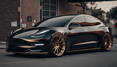 Custom Tesla Model 3 With Lambo Style