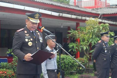 Lapas Lubuklinggau Laksanakan Upacara Dan Syukuran Di Puncak Acara HBP