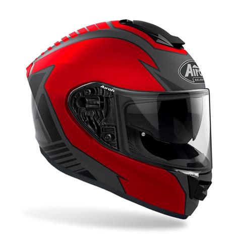 Casco Integrale Airoh St 501 Type Rosso Opaco