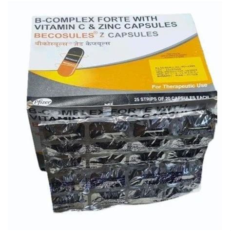 B Complex Forte Vitamin C Zinc Capsule At Rs Box Pharmaceutical