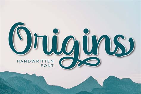 Origins Font By Doehantz Studio Creative Fabrica