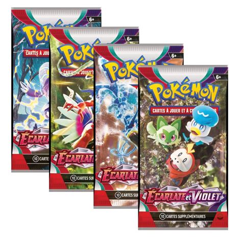 Booster Pokémon EV01 Écarlate et Violet Français Neuf Scellé