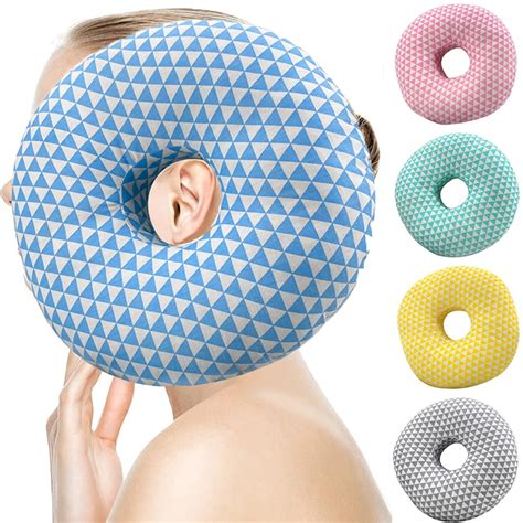 Ear Piercing Pillow For Side Sleepers Small Pillow With Ear Hole Donut