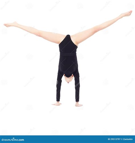 Beautiful Blonde Gymnast Stock Image Image Of Fashion 29513797