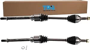 Amazon Trq Front Cv Axle Shaft Assembly Set Compatible With