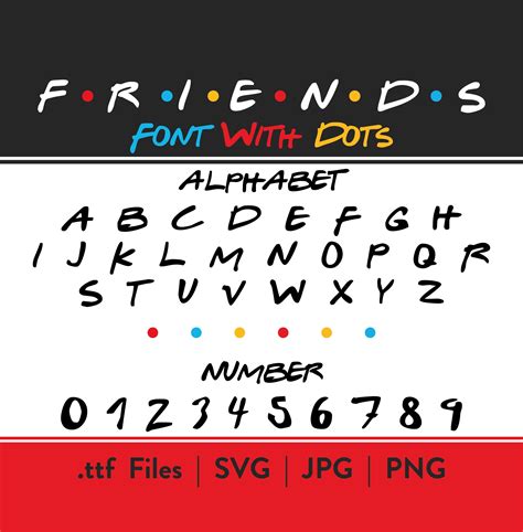 Friends Font Friends Font for Cricut Friends Font SVG - Etsy