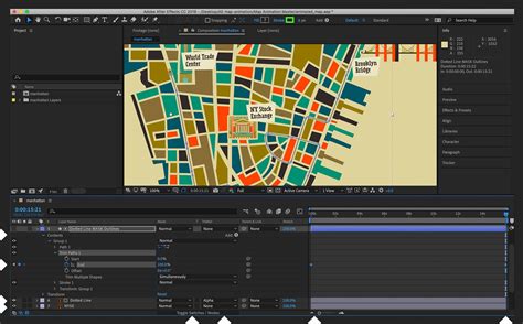 Map Animation In After Effects Adobe After Effects Tutorials