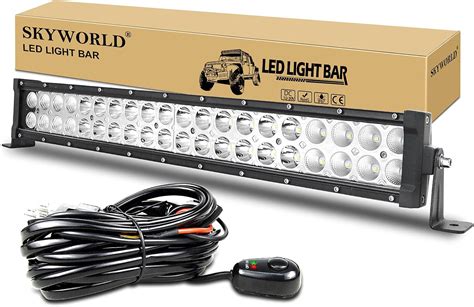 Skyworld Inch W Led Light Bar Dual Row Led Bar V V K