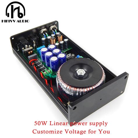 W Hifi Ultra Low Noise Linear Power Supply For Audio Amplifier Dc V