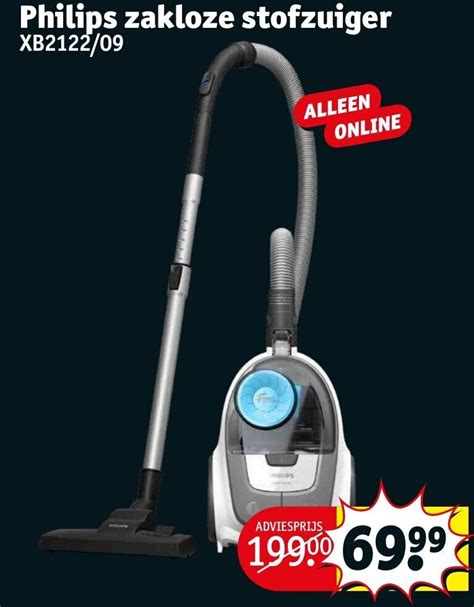 Philips Zakloze Stofzuiger XB2122 09 Aanbieding Bij Kruidvat