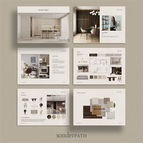 Interior Design Presentation Template For Interior Designers Interior