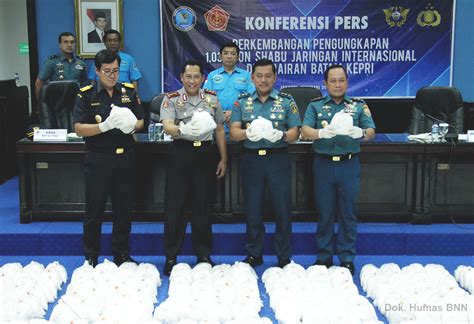 BNN Dirjen Bea Cukai Dan TNI AL Gagalkan Penyelundupan Narkoba Di