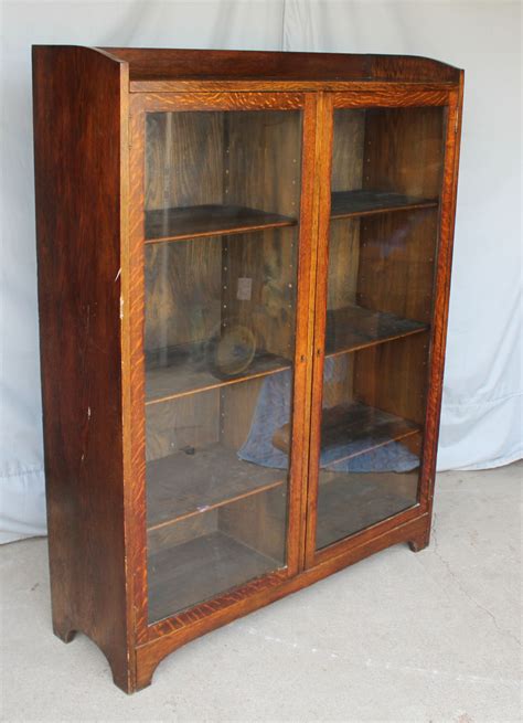 Bargain John S Antiques Antique Oak Bookcase Mission Style Wiith