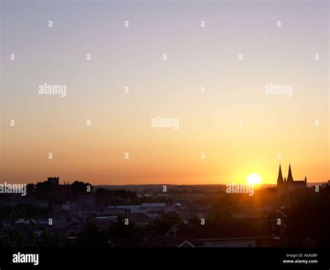 Armagh City at sunset Stock Photo - Alamy