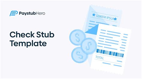 Check stub template - Pay Stub Hero