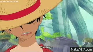 Luffy dodging pacifista - One Piece on Make a GIF