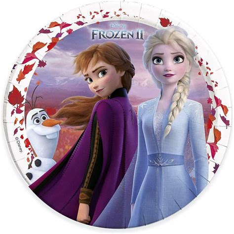 Disney Frozen Paper Plates Frozen Party Plates Elsa Etsy