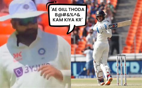 Watch Rohit Sharma Caught Cussing At Shubman Gill On Stump Mic During