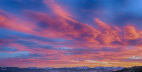 Photo of Mountains During Sunset · Free Stock Photo