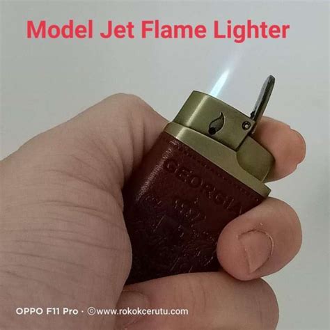 Jual Lighter Korek Api Exclusive Single Jet Flame Lapis Kulit Di Seller