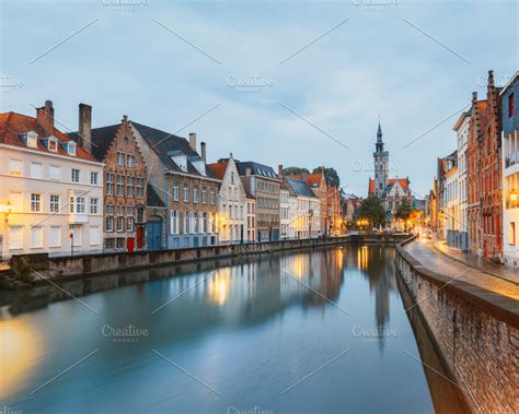 Architecture of old Bruges ~ Architecture Photos ~ Creative Market