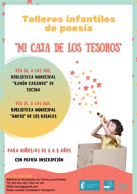 Talleres Infantiles Mi Caja De Los Tesoros En Las Bibliotecas Municipales