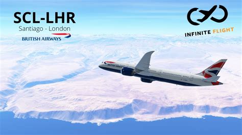 Infinite Flight Santiago SCL To London LHR British Airways