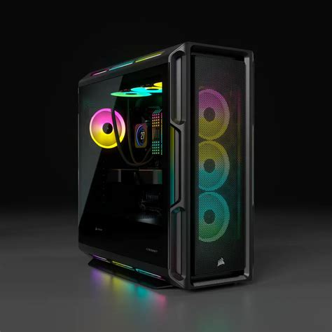 Case Corsair Icue 5000t Rgb Tempered Glass Mid Tower Atx