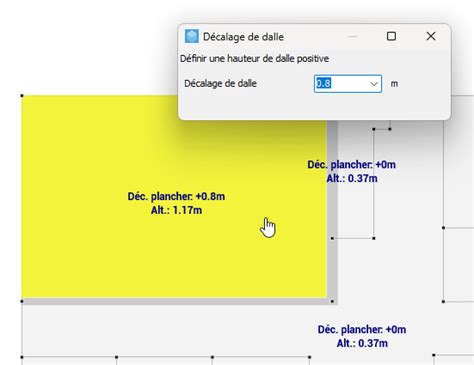 Feuille Hauteur Dalles Onglet Plan Du Modeleur Documentation Des